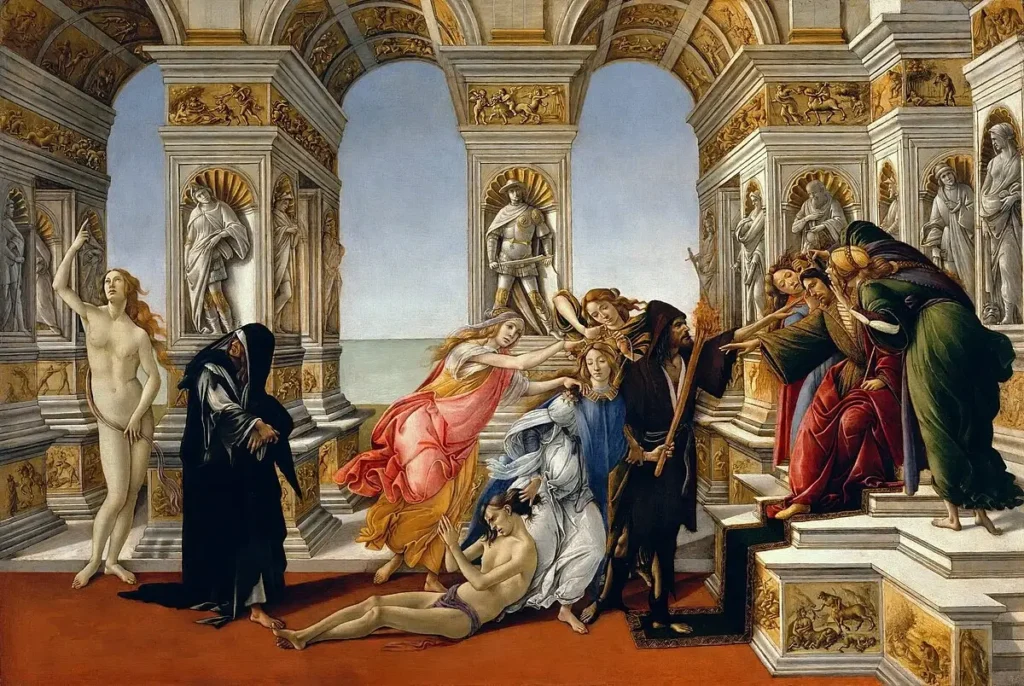Não Levantar falso testemunho - La Calúnia di Apeles - Sandro Botticelli